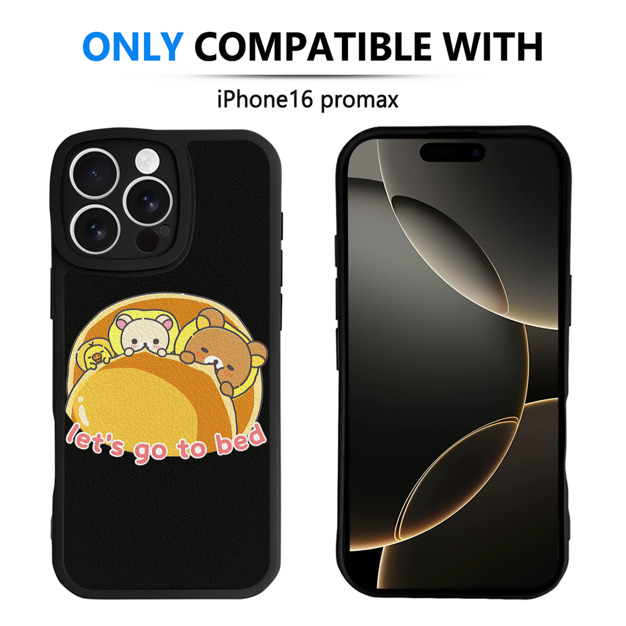 （画像用） リラックマ リラックマ キイロイトリ Rilakkuma Korilakkuma Kiiroitori 【iPhone 16シリーズ対応】シリコンスマホケース（レザー調） 材質：シリコン